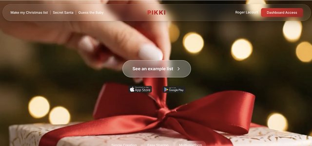 Pikki — listes de souhaits et de cadeaux partagées